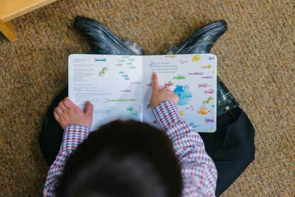 Child with a book