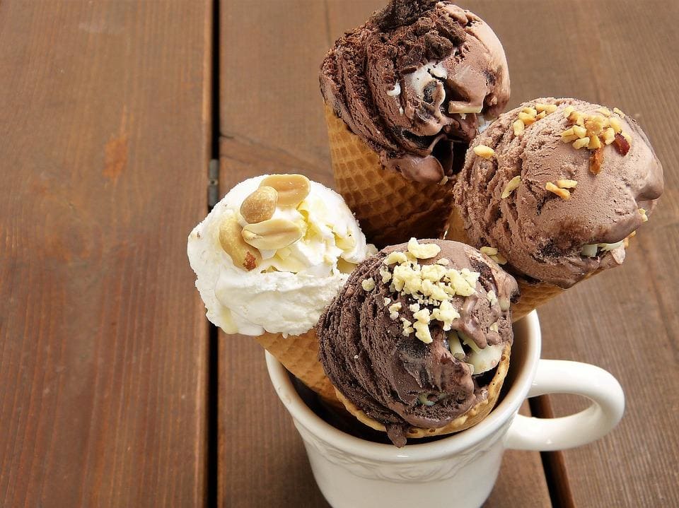 Ice cream in a mug