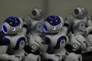 a bunch of robots