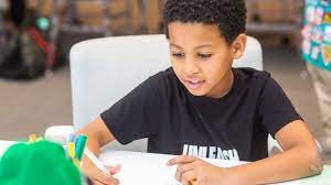 kid learning through writing