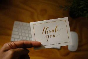Write Thank-You Cards