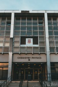Chemistry and physics building at the University of Toronto, a hub for scientific research and education.